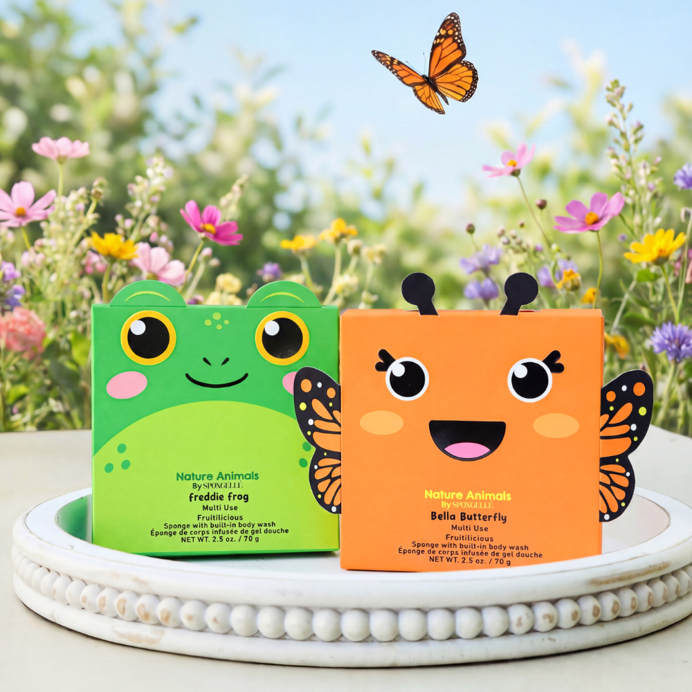 Bella Butterfly & Freddie Frog Nature Animals SetBody Wash Infused BufferTorqelo.com
