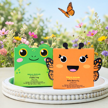 Bella Butterfly & Freddie Frog Nature Animals SetBody Wash Infused BufferTorqelo.com