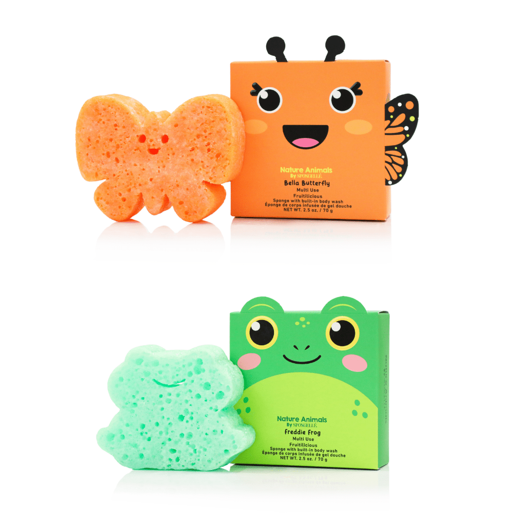 Bella Butterfly & Freddie Frog Nature Animals SetBody Wash Infused BufferTorqelo.com