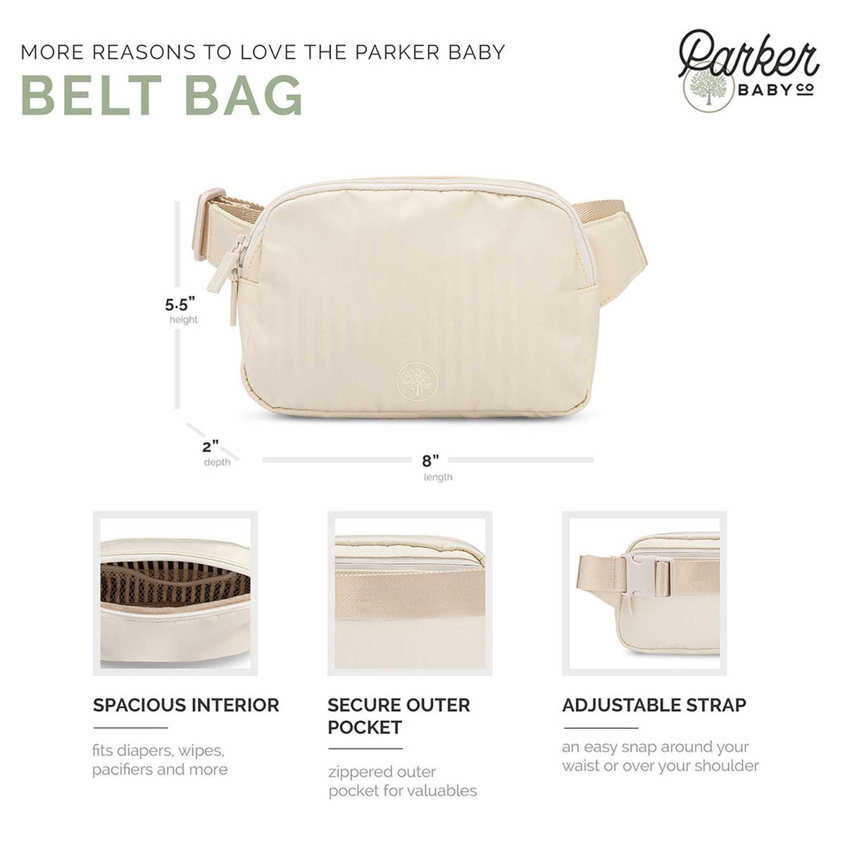 Belt Bag by Parker Baby Co.