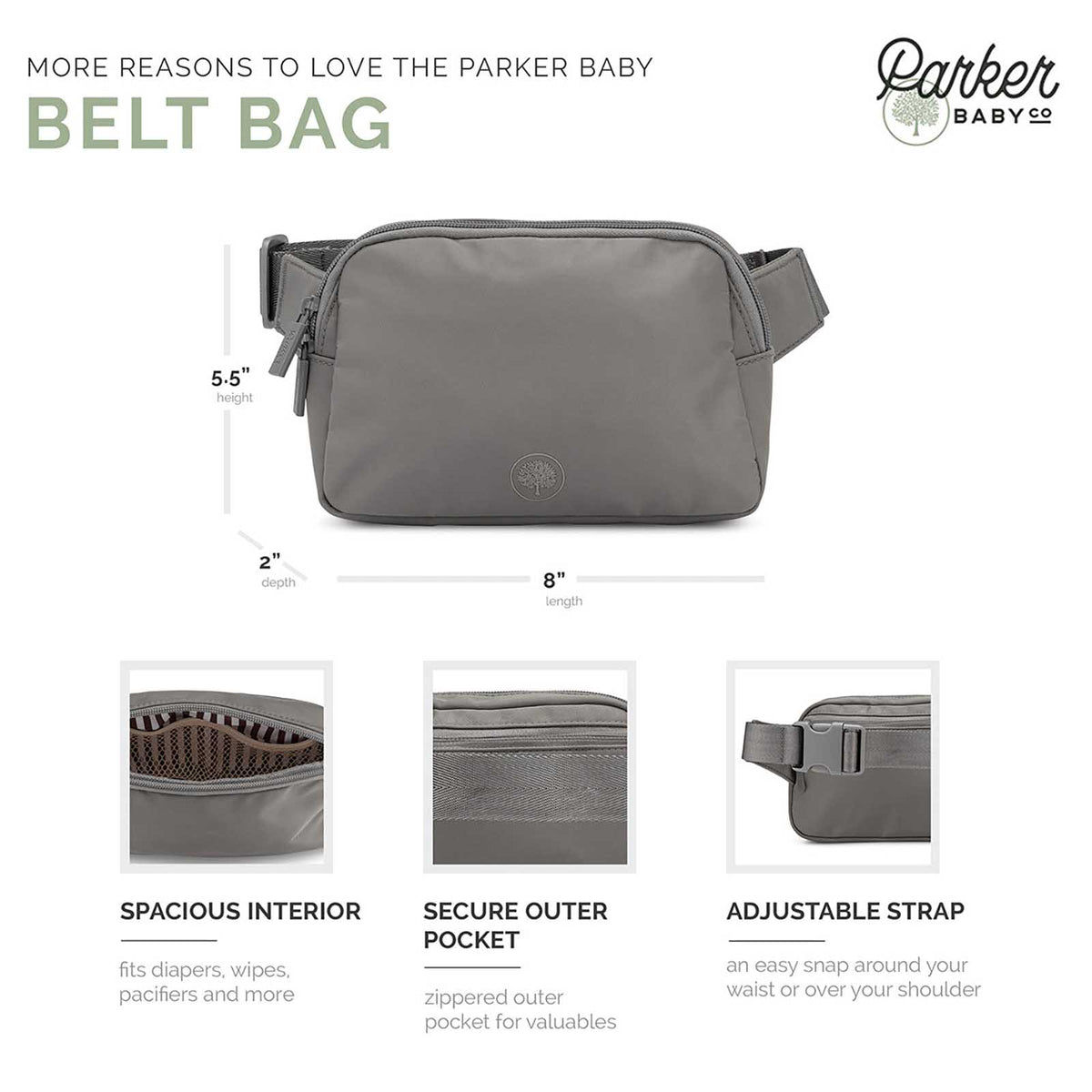 Belt Bag by Parker Baby Co.