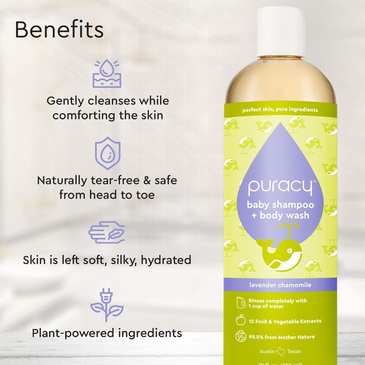 Baby Shampoo & Body Wash (Tear-Free) by Puracy