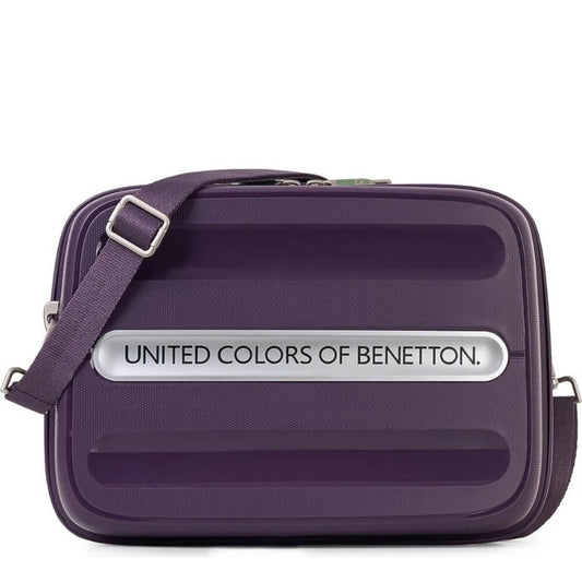 Benetton 1770 Purple Makeup Bag with Spacious Storage by Beauty Care Bag