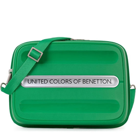 Benetton 1770 Green Makeup Bag with Spacious Interior by Beauty Care Bag