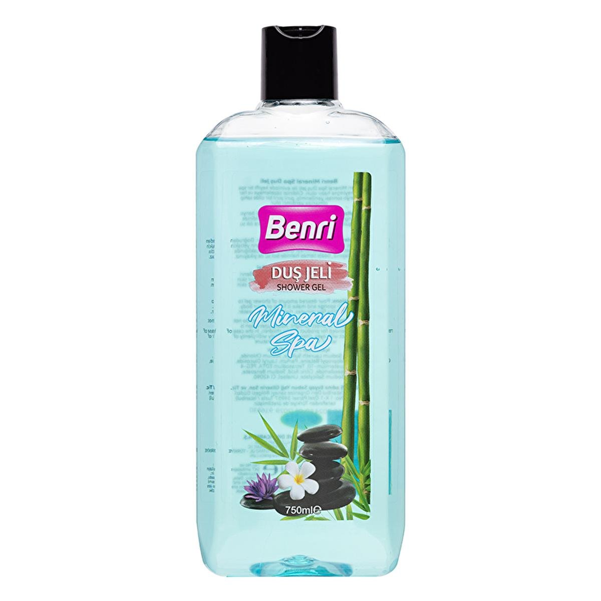Benri Mineral Spa Shower Gel (750ml) - Refreshing, Skin Toning, and Luxurious Spa Experience at HomeShower GelTorqelo.com
