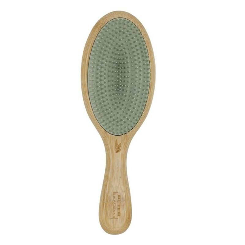 Beter Bamwood Detangling Brush for Smooth Hair by Beauty Care Bag