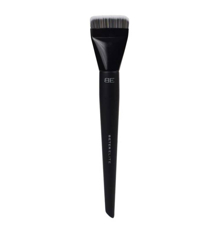 Beter Elite No 24 Extra Thin Foundation Brush for Liquid Makeup by Beauty Care Bag