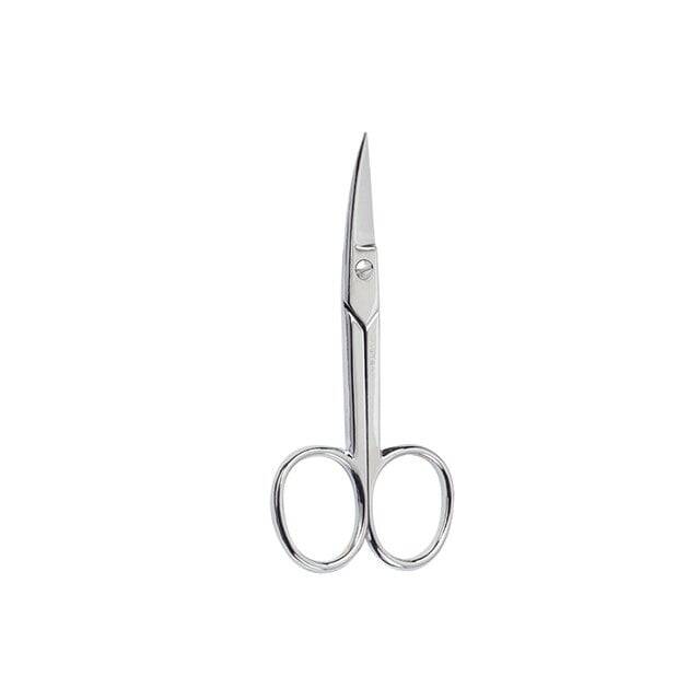 Beter Chrome Curved Manicure Scissors with Rounded Tips by Beauty Care Bag
