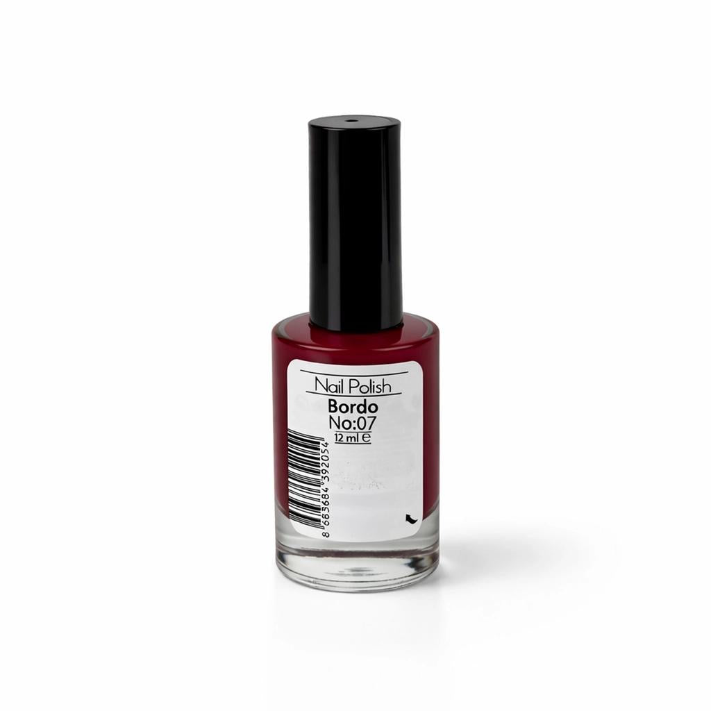 Mov Nail Polish No 07 Bordo Glossy Burgundy Shade by Beauty Care Bag