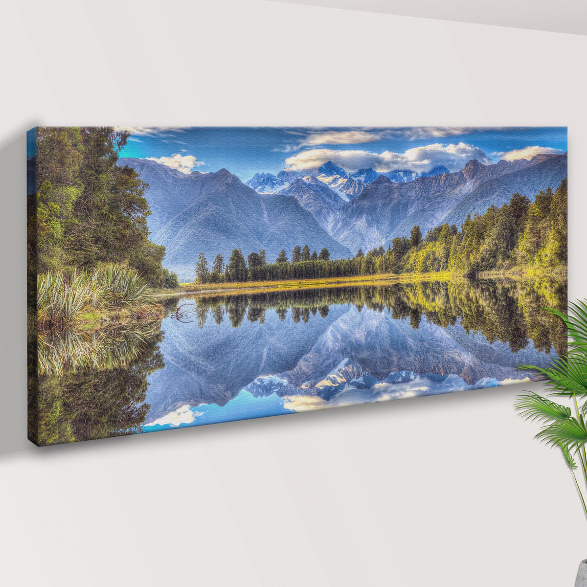 Tailored Canvases "Mirror Lake" canvas print of Aoraki / Mount Cook reflected in Lake Matheson