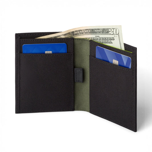 Eco Bifold Cash Wallet with Magnetic Closure by COR Surf