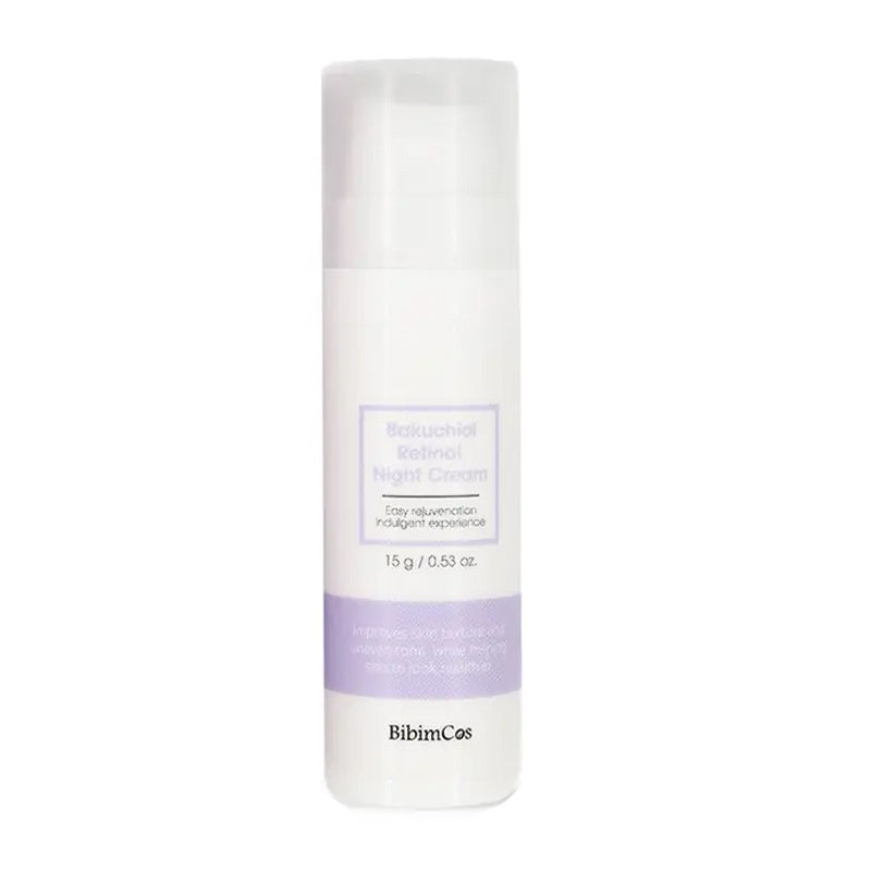 Bibimcos Bakuchiol Retinal Night Cream for Fine Lines 15g by Beauty Care Bag