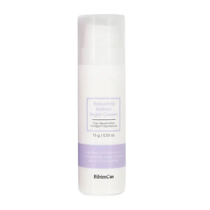 Bibimcos Bakuchiol Retinal Night Cream for Fine Lines 15g by Beauty Care Bag