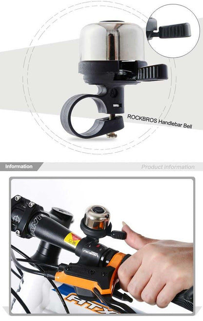 Bicycle Bell Ordinary Classical Handlebar Bell Ring Cycling Bike Bike Bell Sound Road Bike Horn Bicycle Accessories All Metal Body Loud Decent Tone Bicycle Ring Bell For Adults And KidsST90SP774GGTTorqelo.com