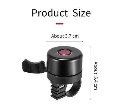 Bicycle Bell Ordinary Classical Handlebar Bell Ring Cycling Bike Bike Bell Sound Road Bike Horn Bicycle Accessories All Metal Body Loud Decent Tone Bicycle Ring Bell For Adults And Kids by Stevvex