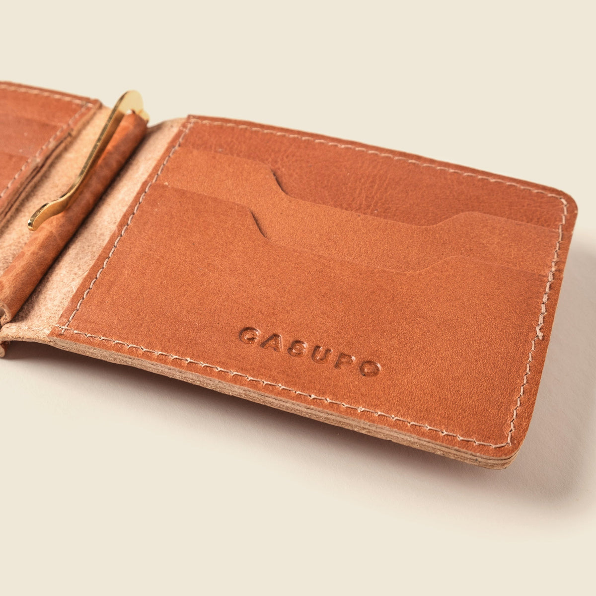 Bifold Money Clip Wallet - NaturalMoney Clip WalletTorqelo.com