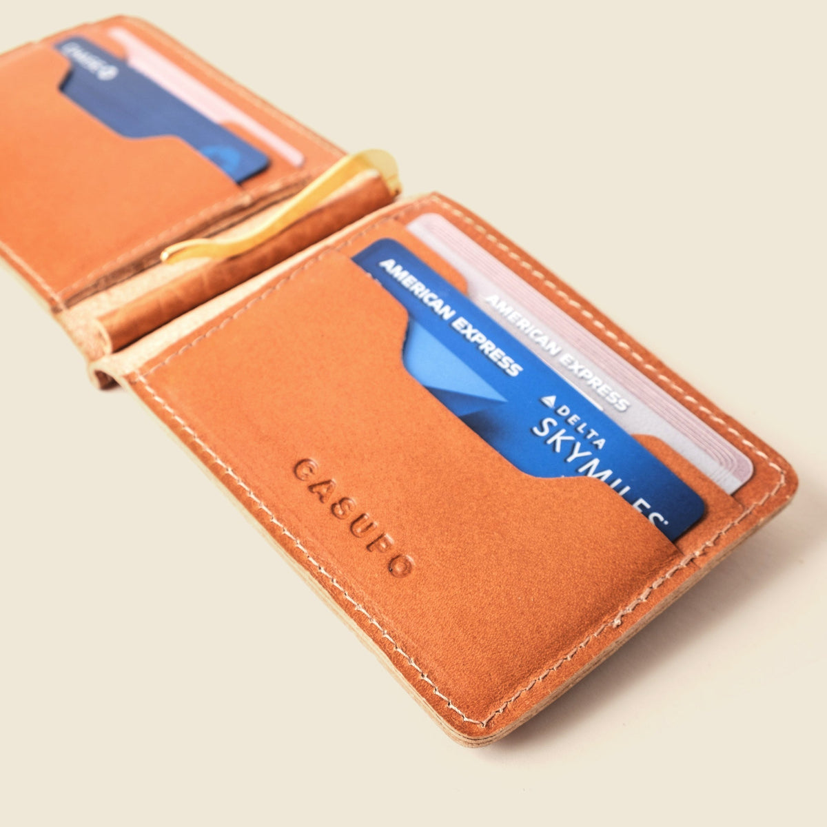 Bifold Money Clip Wallet - NaturalMoney Clip WalletTorqelo.com