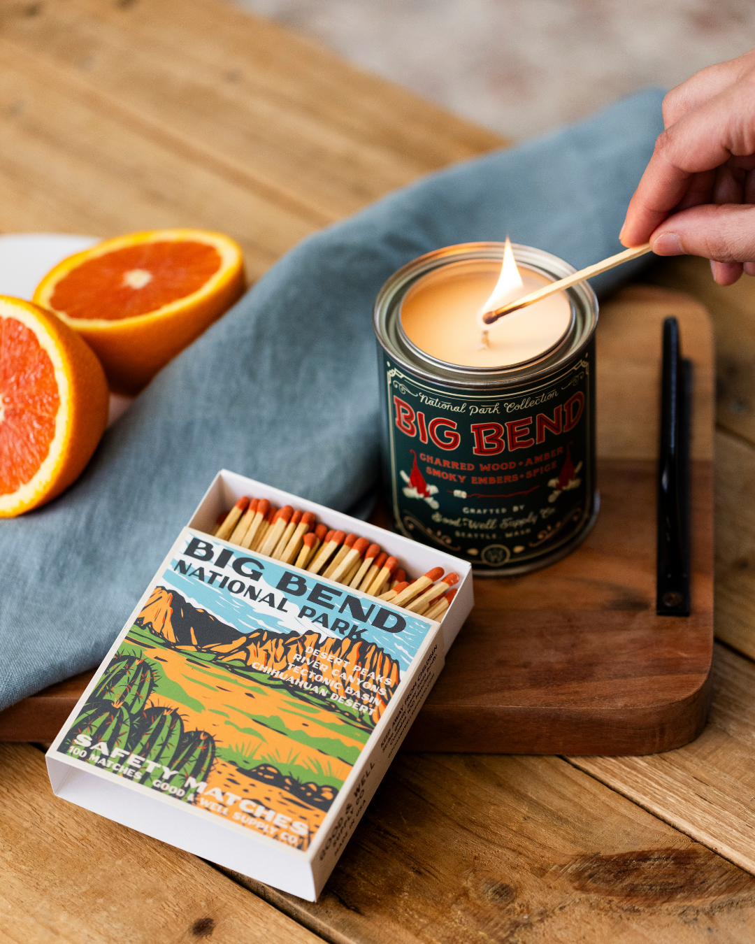 Big Bend Vintage National Park Cabin Matches by Good & Well Supply Co.