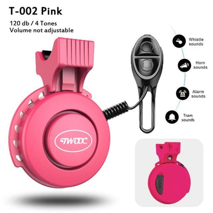 Bike Bell Charging Speaker USB Recharged Mini Electric Bike Horn 4 Modes Cycling Electric Bicycle Accessories For Scooter Electric Bike Horn Cycling Bicycle Scooter Horn Battery Waterproof Bicycle Accessories For KidST90SP443AALTorqelo.com