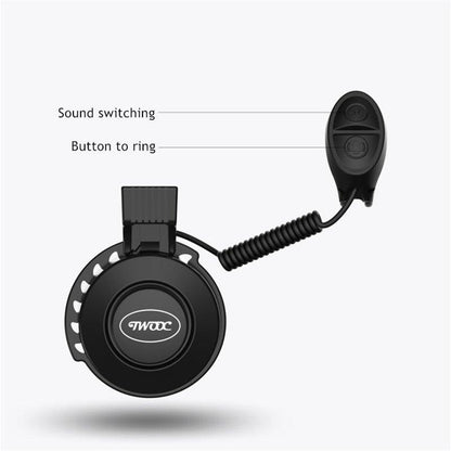 Bike Bell Charging Speaker USB Recharged Mini Electric Bike Horn 4 Modes Cycling Electric Bicycle Accessories For Scooter Electric Bike Horn Cycling Bicycle Scooter Horn Battery Waterproof Bicycle Accessories For KidST90SP443AALTorqelo.com