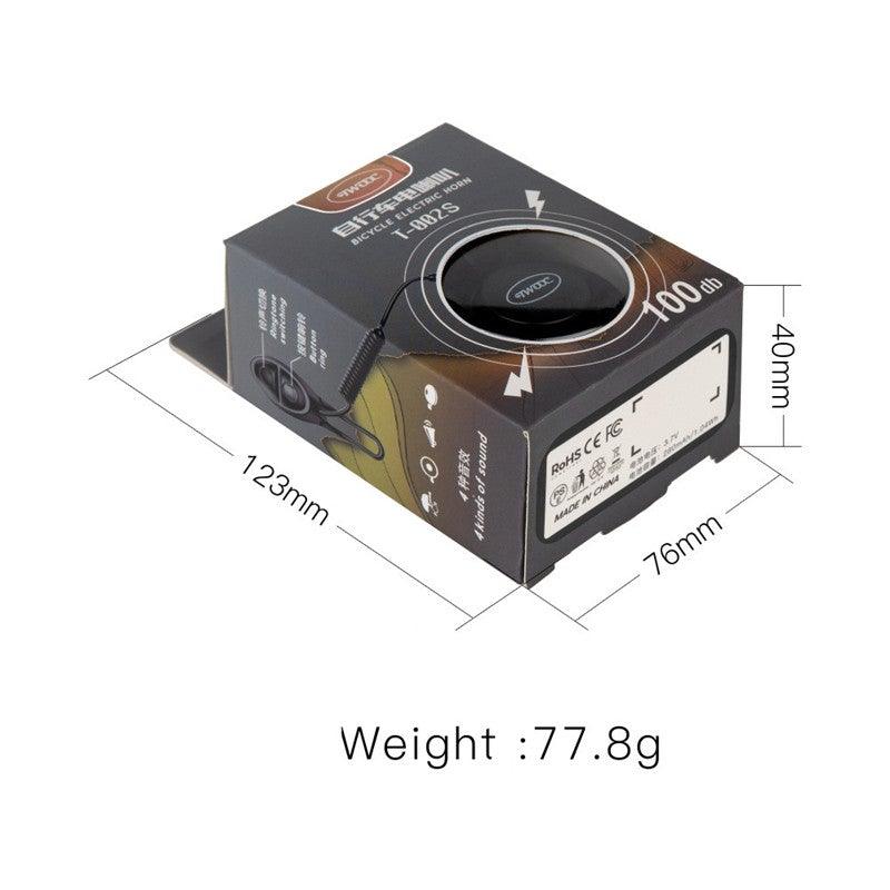 Bike Bell Charging Speaker USB Recharged Mini Electric Bike Horn 4 Modes Cycling Electric Bicycle Accessories For Scooter Electric Bike Horn Cycling Bicycle Scooter Horn Battery Waterproof Bicycle Accessories For KidST90SP443AALTorqelo.com