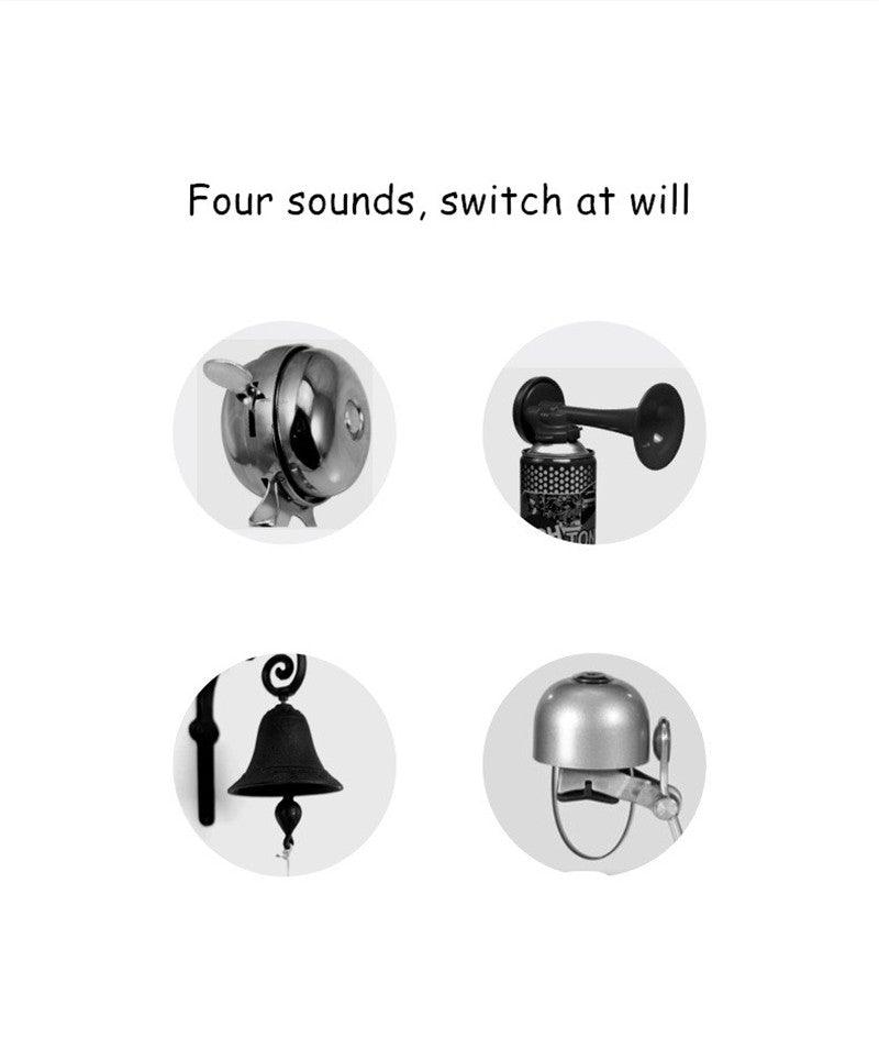 Bike Bell Charging Speaker USB Recharged Mini Electric Bike Horn 4 Modes Cycling Electric Bicycle Accessories For Scooter Electric Bike Horn Cycling Bicycle Scooter Horn Battery Waterproof Bicycle Accessories For KidST90SP443AALTorqelo.com