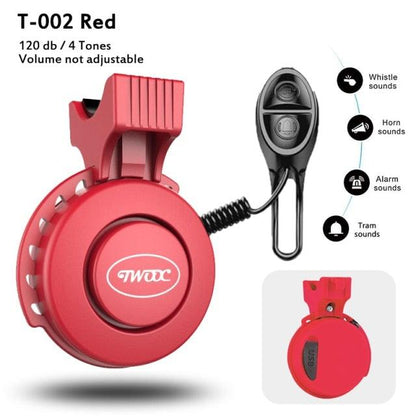Bike Bell Charging Speaker USB Recharged Mini Electric Bike Horn 4 Modes Cycling Electric Bicycle Accessories For Scooter Electric Bike Horn Cycling Bicycle Scooter Horn Battery Waterproof Bicycle Accessories For KidST90SP443AALTorqelo.com