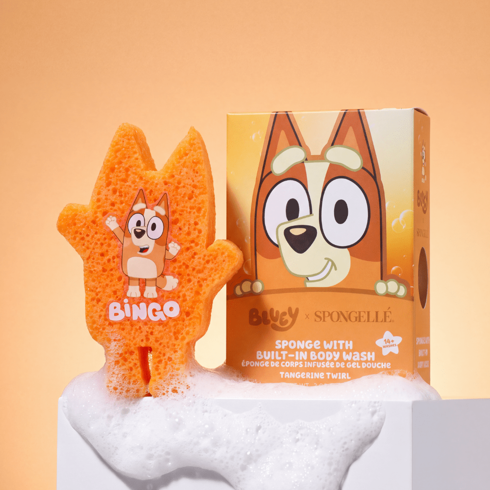 Bingo - Tangerine Twirl Body Buffer | BlueyBody Wash Infused BufferTorqelo.com