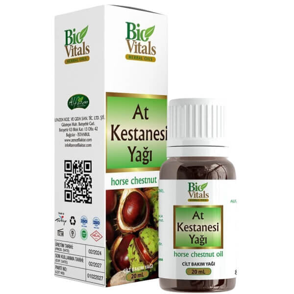 Bio Vitals Horse Chestnut Oil for Soothing Massage 20 ml by Beauty Care Bag