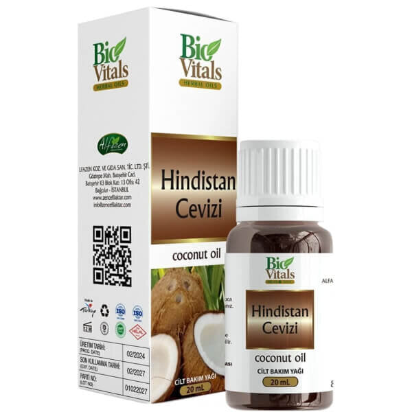 Bio Vitals Coconut Oil Pure Moisturizing Oil 20 ml by Beauty Care Bag