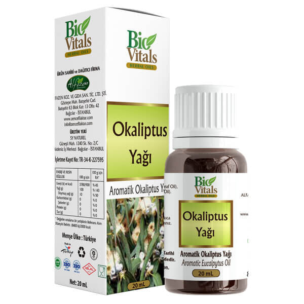 Bio Vitals Eucalyptus Oil for Refreshing Aromatherapy 20 ml by Beauty Care Bag