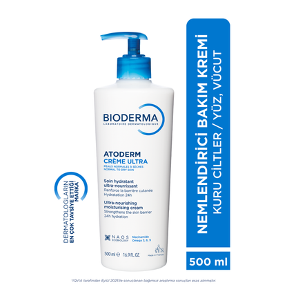 Bioderma Atoderm Cream & Sensibio Micellar Water Set 2x500ml by Beauty Care Bag