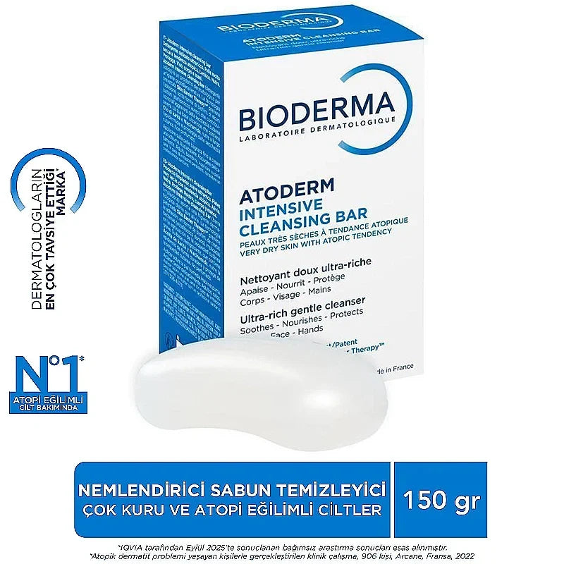 Bioderma Atoderm Pain Cleansing Bar for Dry Skin 150g by Beauty Care Bag