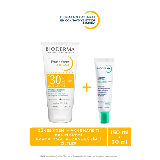 Bioderma Sebium Cream & Photoderm Sunscreen Set by Beauty Care Bag
