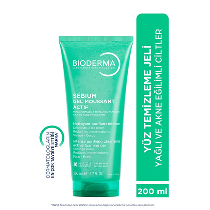 Bioderma Sebium Purifying Gel & Kerato+ Cream Set by Beauty Care Bag
