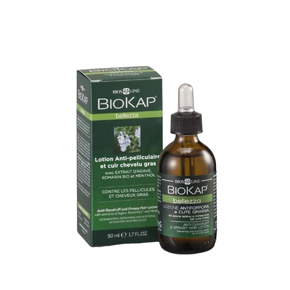 Biokap Anti-Dandruff Hair Tonic for Oily Hair - 50ml, Scalp Care & Dandruff TreatmentTonerTorqelo.com