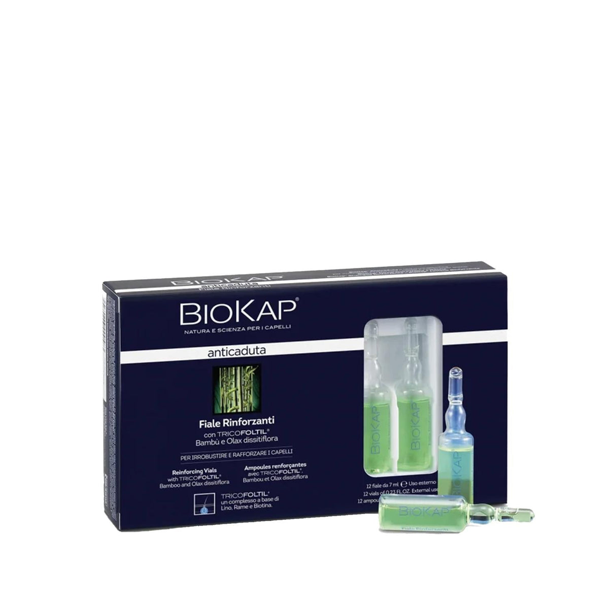 Biokap Hair Care Serum - Anti-Hair Loss Treatment with 12 Ampoules x 7mlHair MaskTorqelo.com