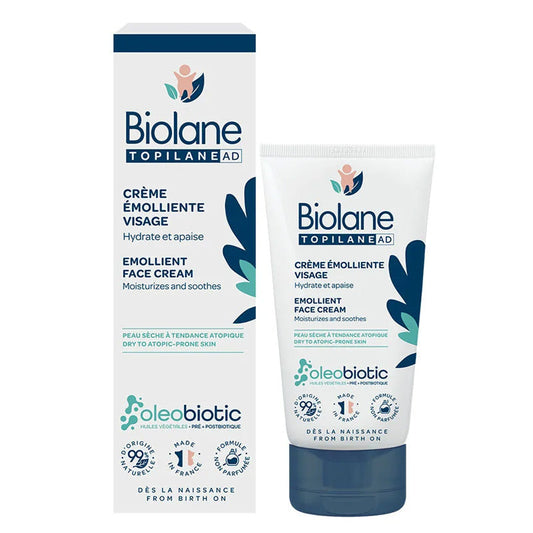 Biolane Topilane AD Emollient Face Cream for Dry Skin 50 ml by Beauty Care Bag