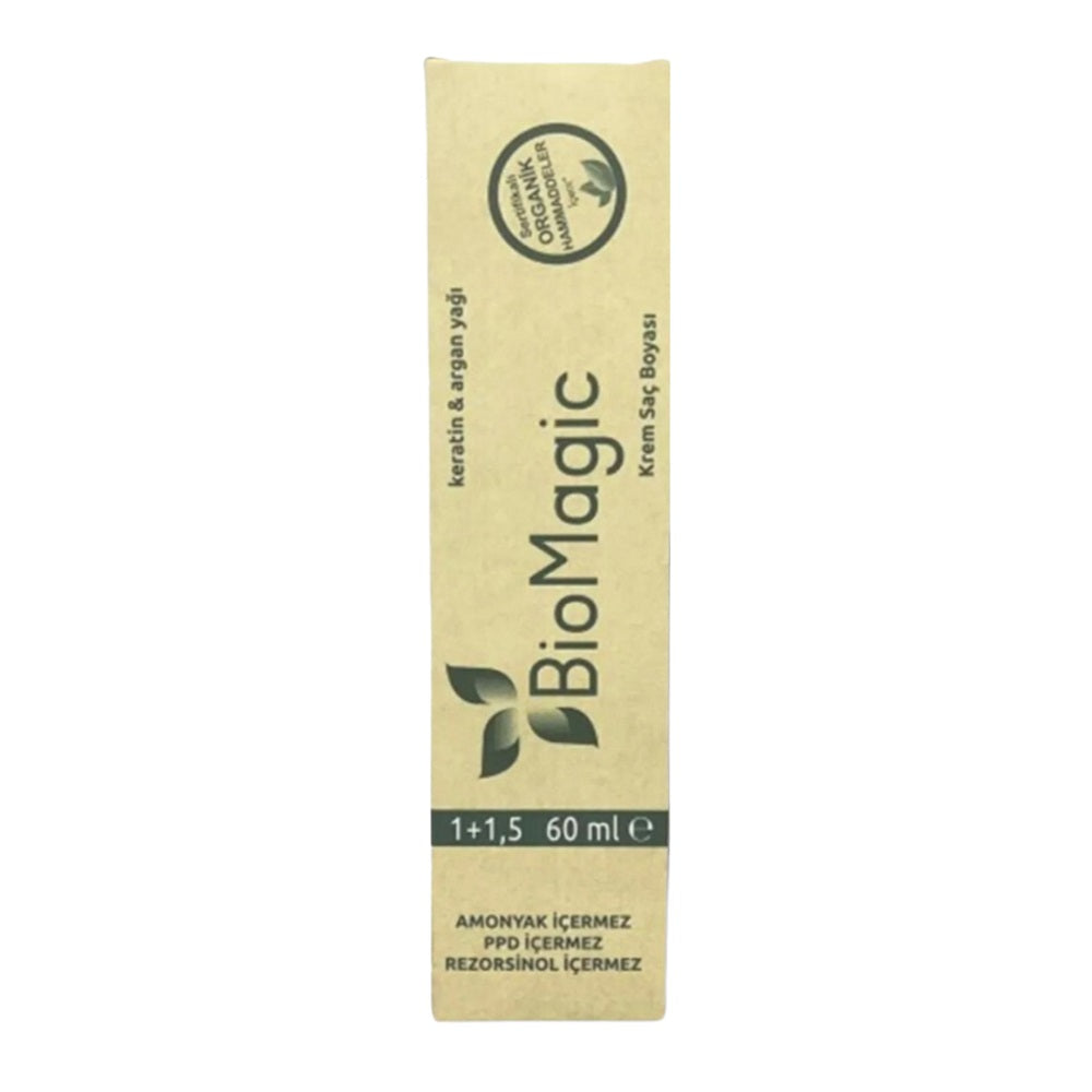 Biomagic Hair Color 55.21 Icy Brown for Vibrant Shine by Beauty Care Bag