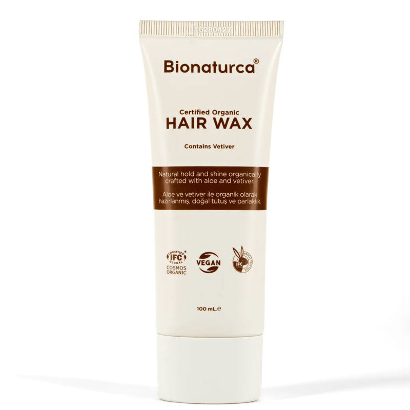 Bionaturca Organic Vetiver Hair Styling Herbal Wax 100 ml by Beauty Care Bag