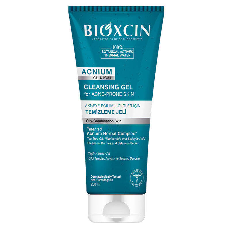 Bioxcin Acnium Cleansing Gel Sebum Balancing Face Wash 200 ml by Beauty Care Bag