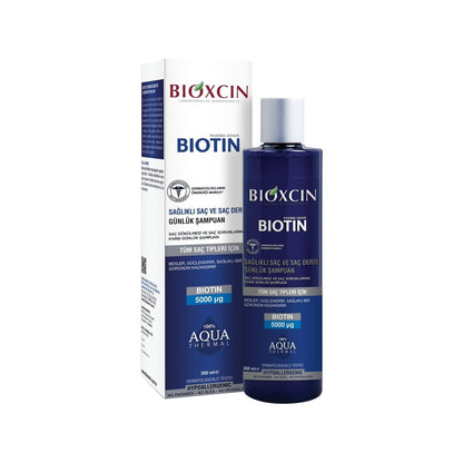 Bioxcin Biotin Shampoo for Hair Loss - 300ml Daily Hair Care for Thicker Fuller HairShampooTorqelo.com