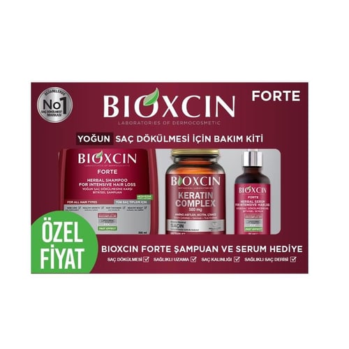 Bioxcin Forte Intense Hair Loss Care Kit by Beauty Care Bag