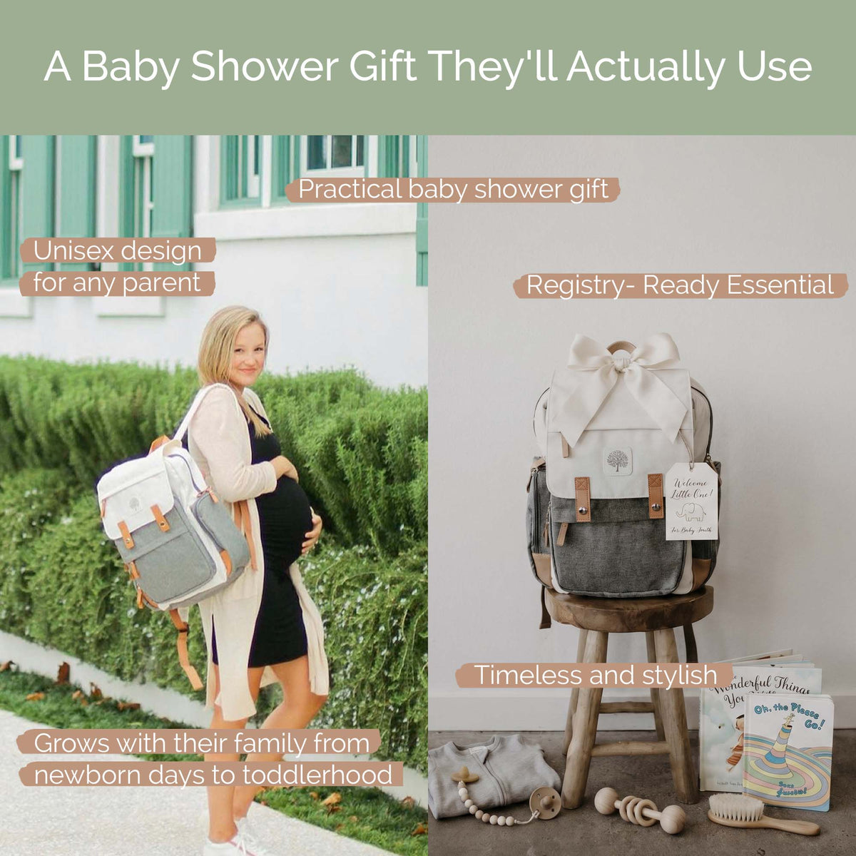 Birch Bag - Diaper Backpack by Parker Baby Co.