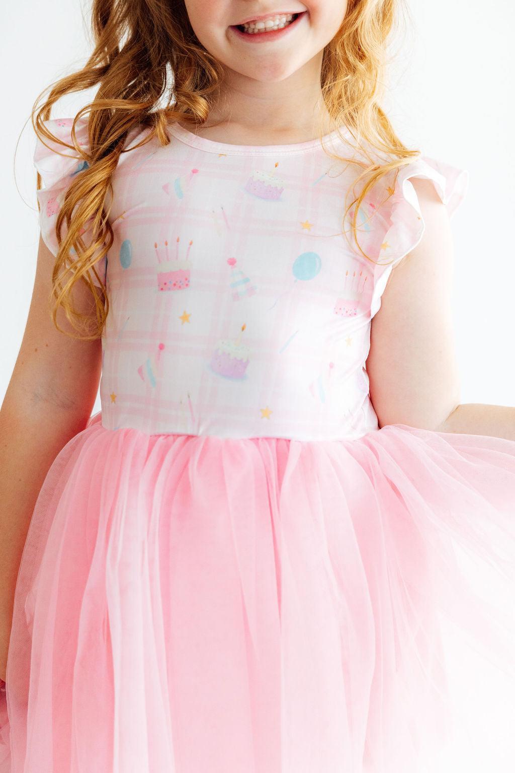 Birthday Magic Flutter Sleeve Tutu DressTutu Dress - FlutterTorqelo.com