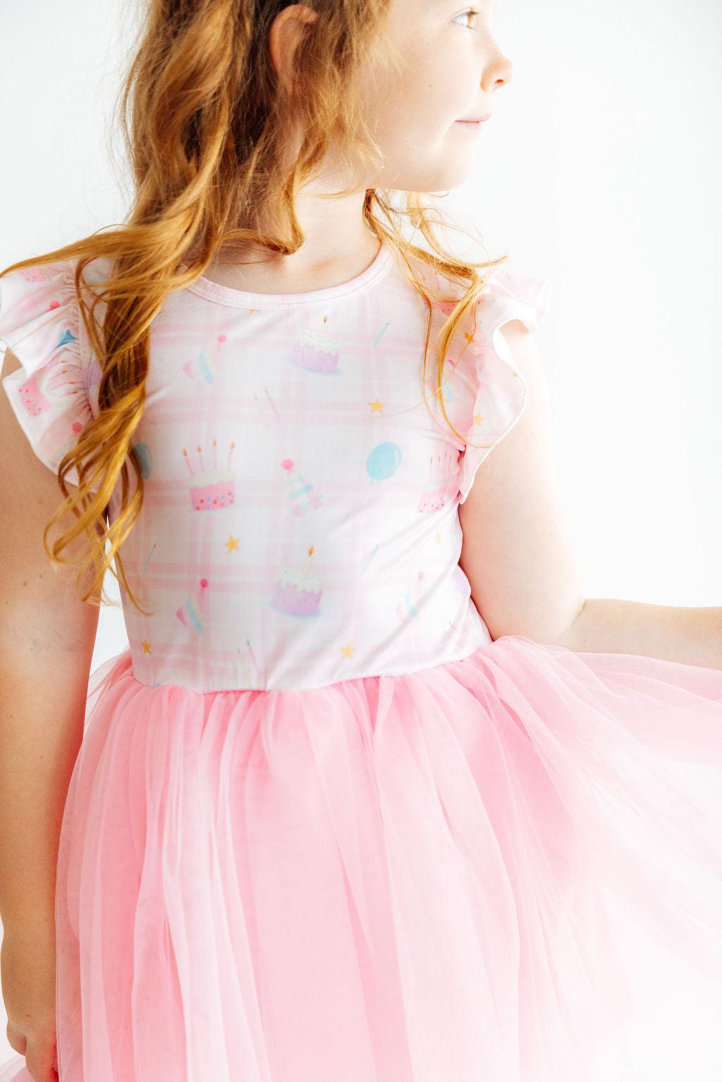 Birthday Magic Flutter Sleeve Tutu DressTutu Dress - FlutterTorqelo.com