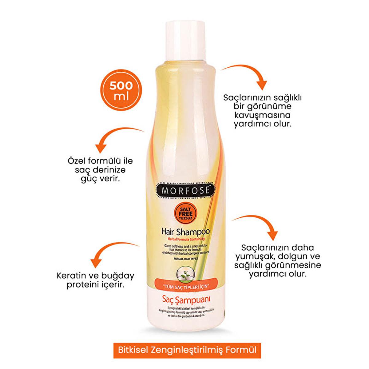 Morfose herbal sulfate-free shampoo, 16.91 fl oz