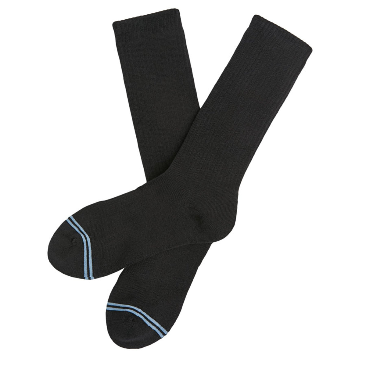 Black Casual Crew Socks 3-PackCasual Crew SocksTorqelo.com