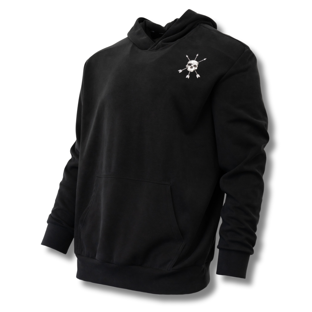 MEN'S | BASE LAYER HOODIE : BLACK by Alpha Country Training + Nutrition