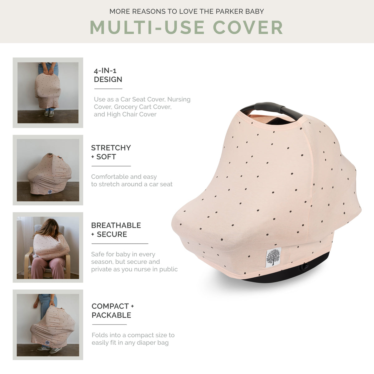 Multi-use Cover, Butterfly by Parker Baby Co.